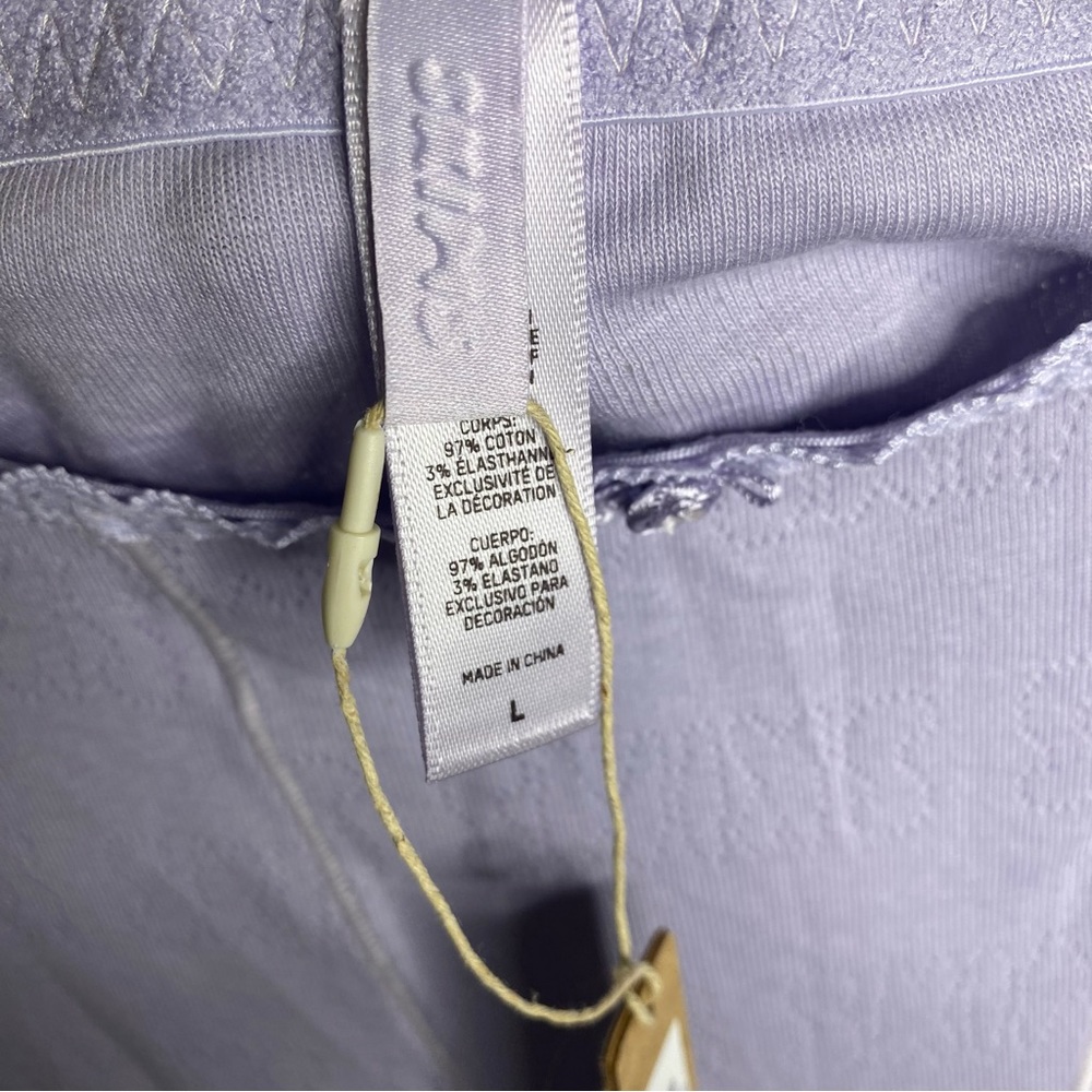 SKIMS Lace Pointelle Legging in Lavender NEW with tags - Picture 5 of 8